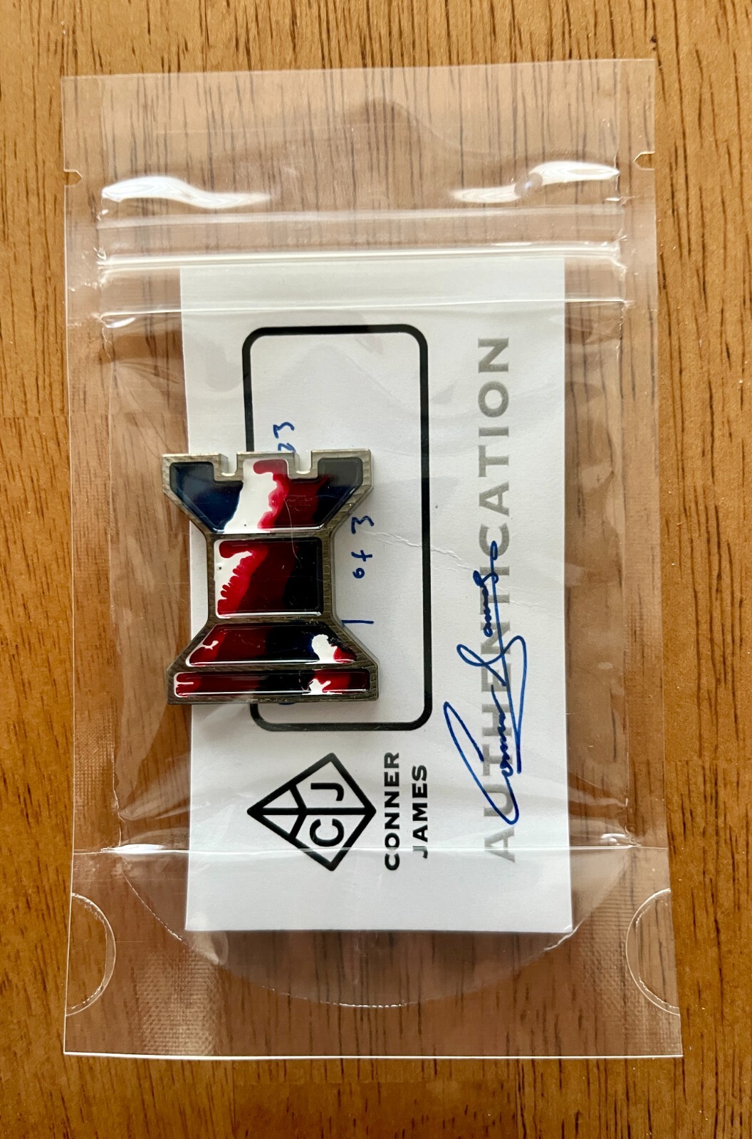 Conner James Golf Vintage Rook # 1 of 3 Unique Ball Marker