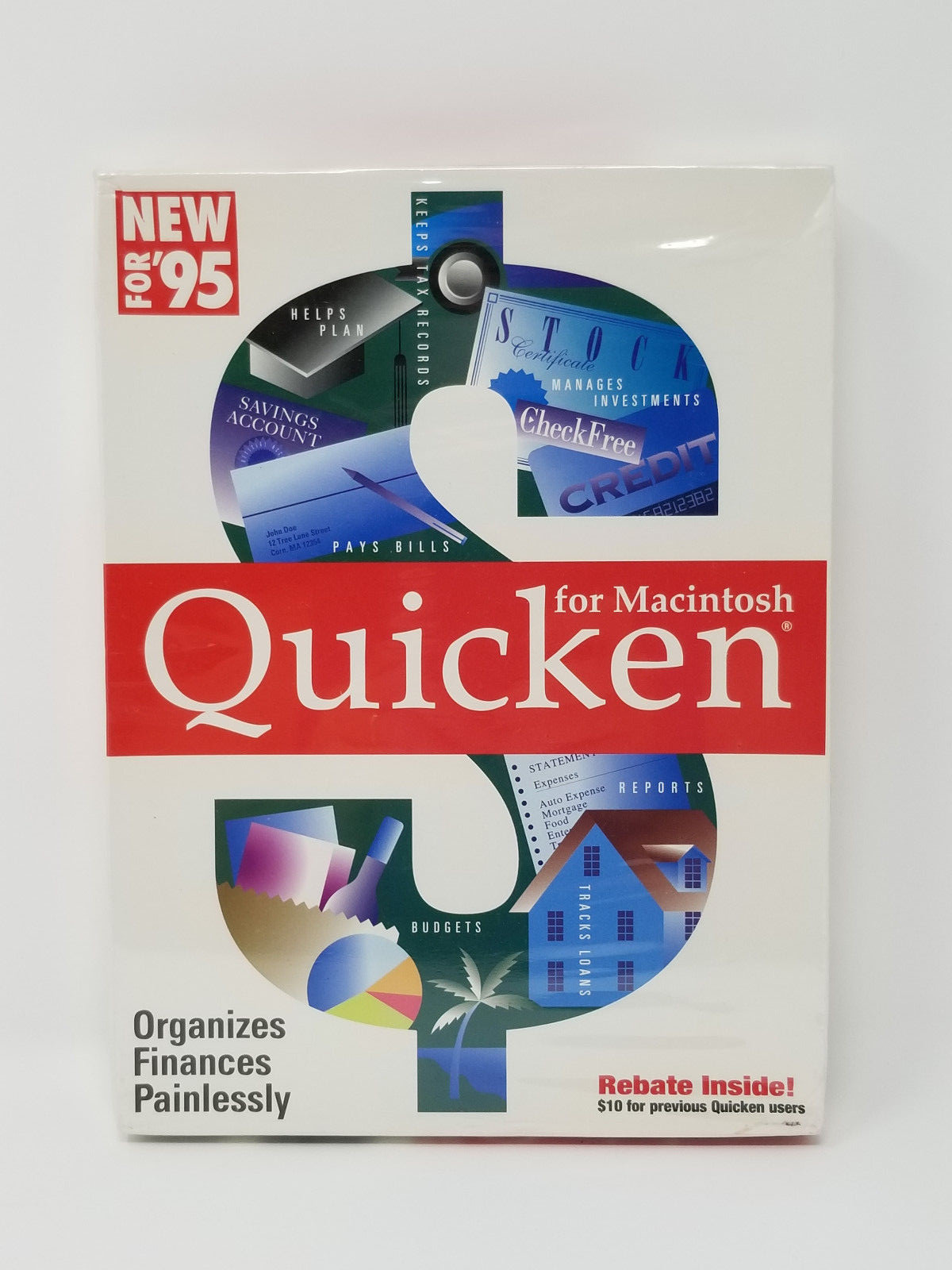 Quicken for Macintosh Version 5 New for '95 Factory Sealed