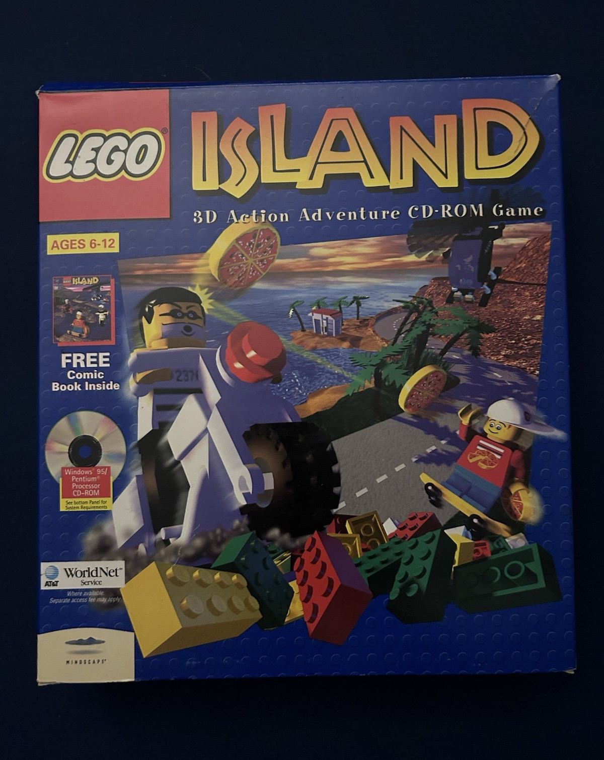 LEGO Island 3D Action Adventure Game Box Set COMPLETE