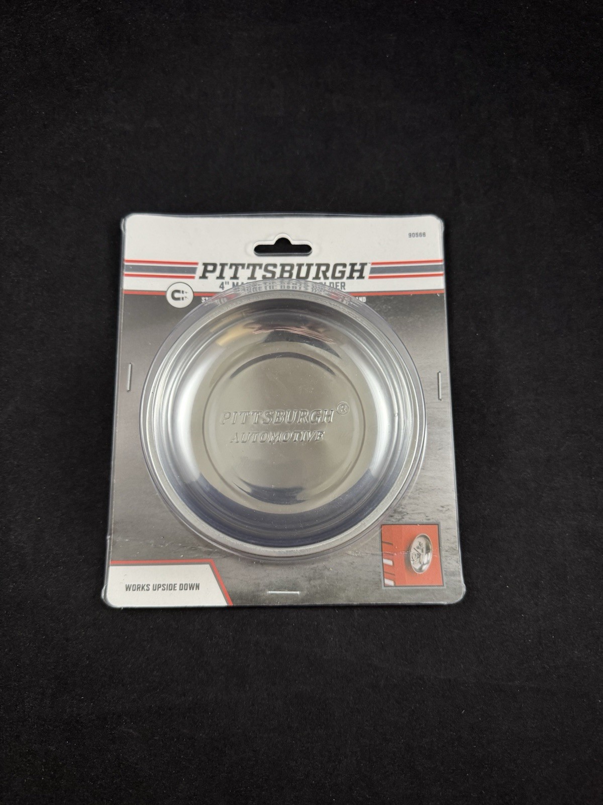 Pittsburgh 4" Stainless Steel Magnetic Parts Holder #90566