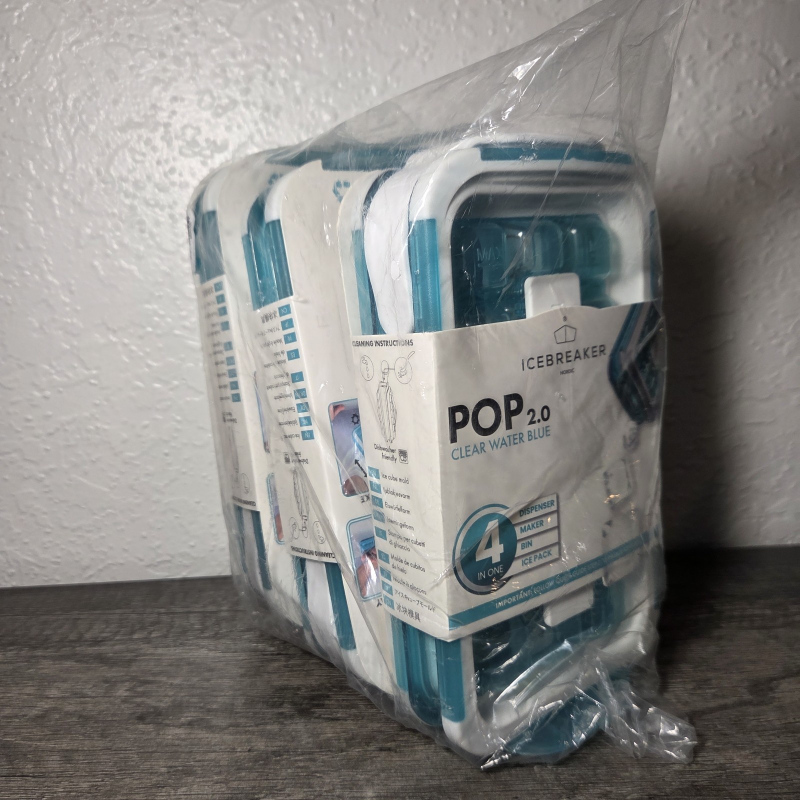 2024 POP Ice Maker: 18 Ice Cubes Without Touch - Perfect for Outdoor Adventures