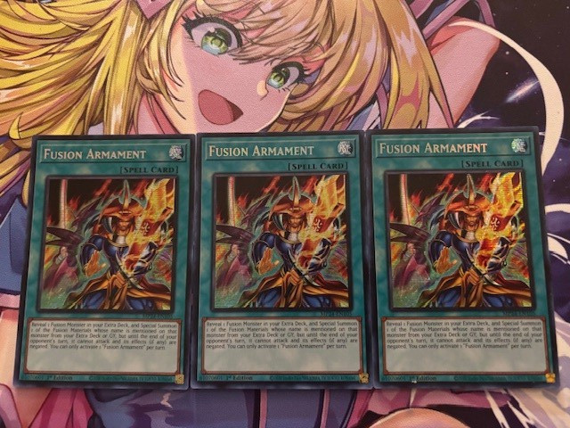 Yugioh 3x Fusion Armament Prismatic Secret Rare MP24-EN105 1st Ed NM