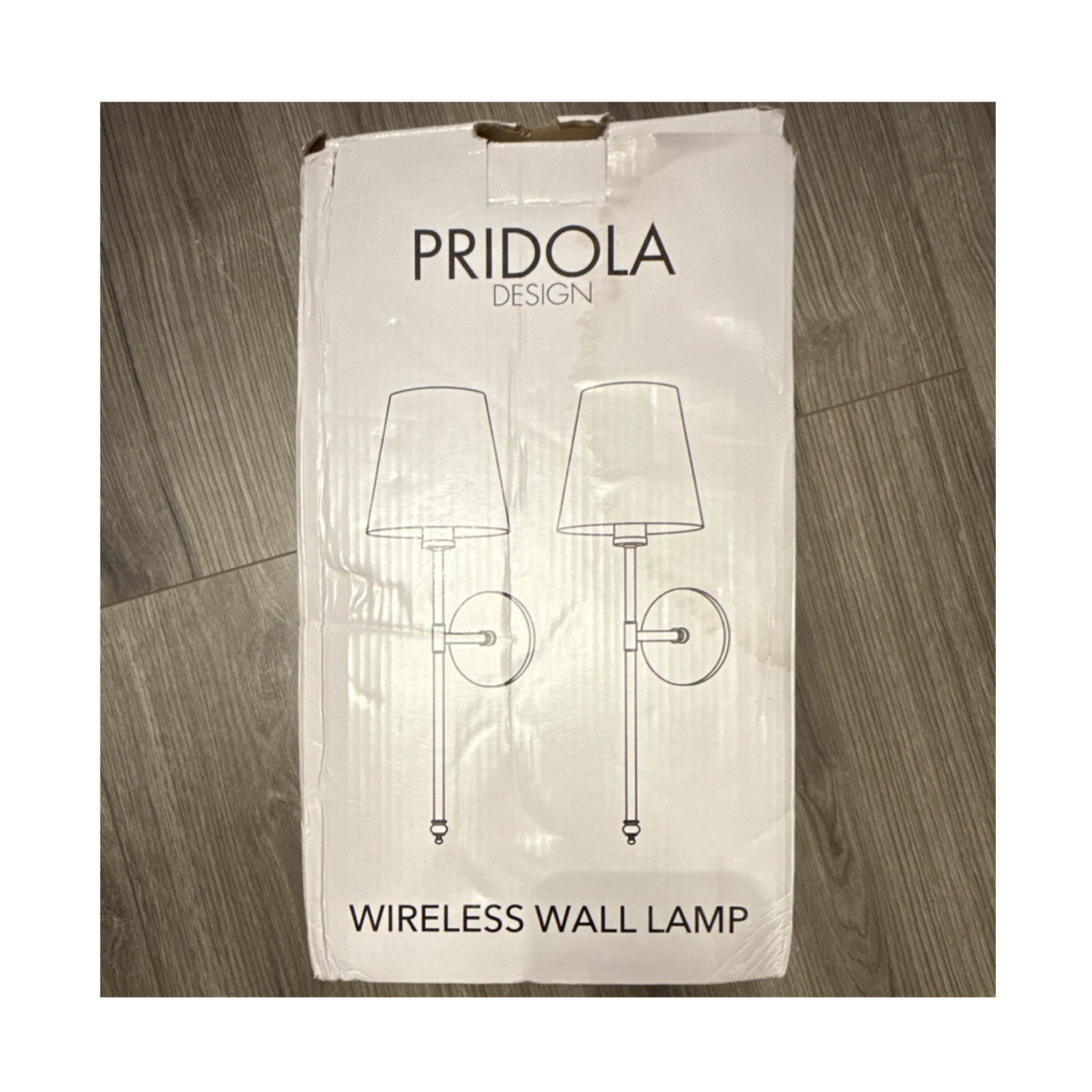Pridola Design Wireless Rechargeable LED Wall Lamp Remote RGB CW Modes