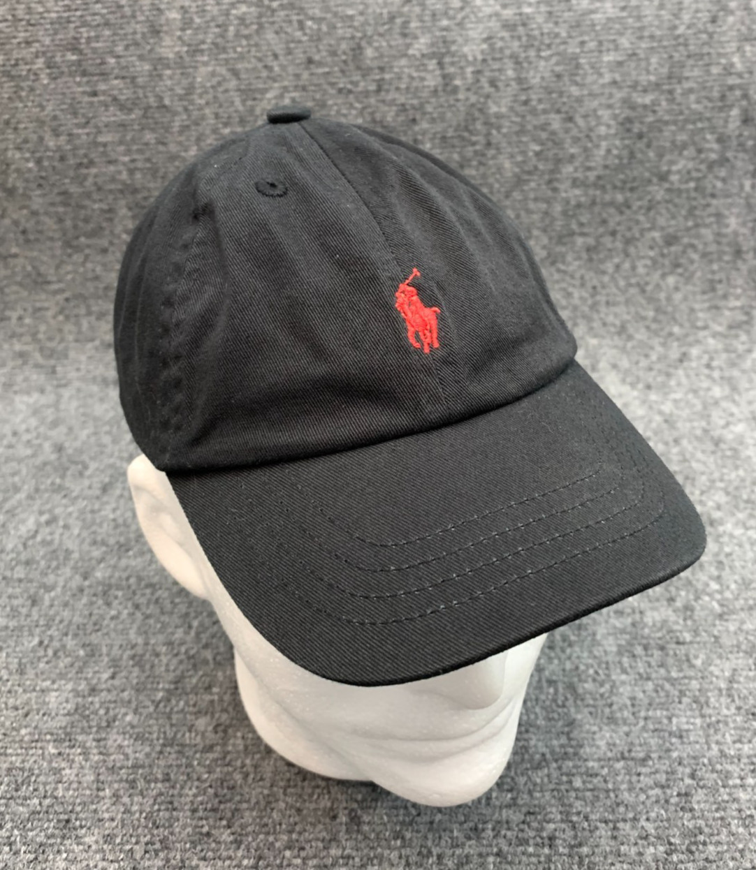 Polo Ralph Lauren Hat Kids 2T-4T Cap Sport Black Adjustable Preppy Cotton Twill