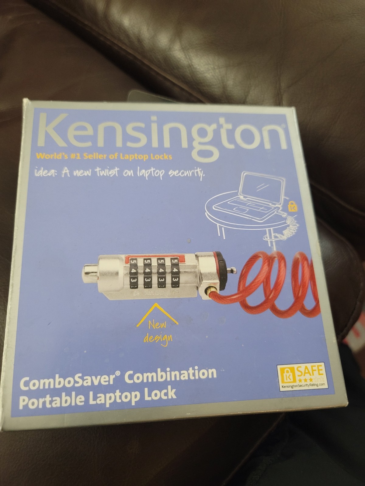 Kensington ComboSaver Combination Portable Laptop Lock #K64576US 6' Cable
