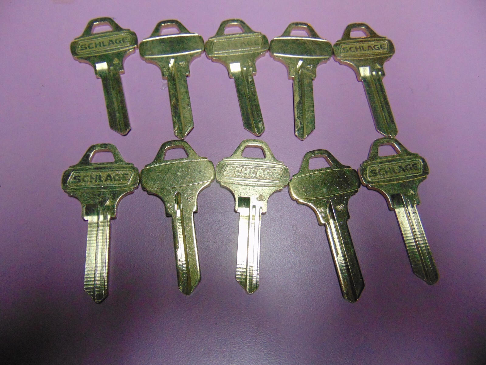 10  KEYS   EVEREST SCHLAGE C145  KEYS UNCUT    LOCKSMITH