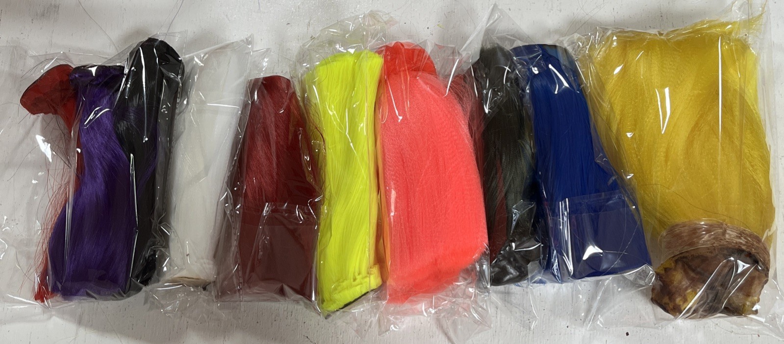 Fly-tying Synthetic Hairs Huge Lot.