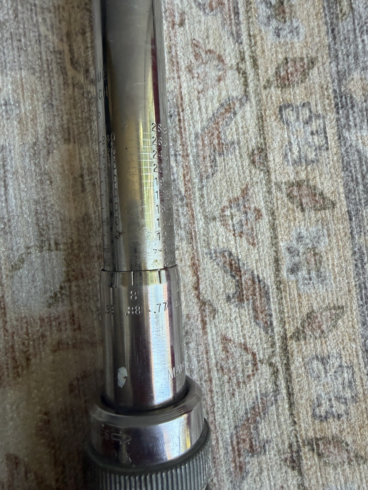 3/8" Dr. Micrometer Type Torque Wrench 2950 (30-250)