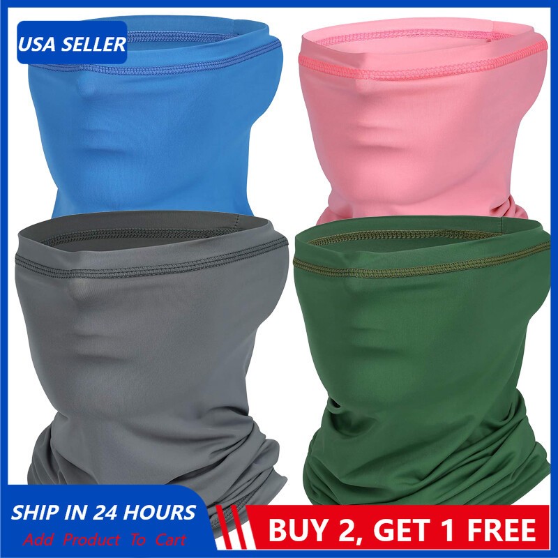 Cooling Neck Gaiter Tube Sun Protection Face Mask for Fishing Cycling Sport US