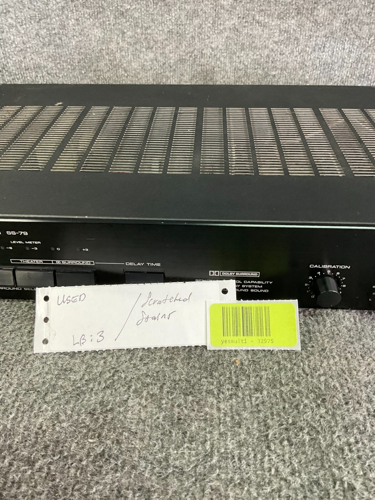 Kenwood SS-79 Processor AV Surround Sound Digital Delay System 32975