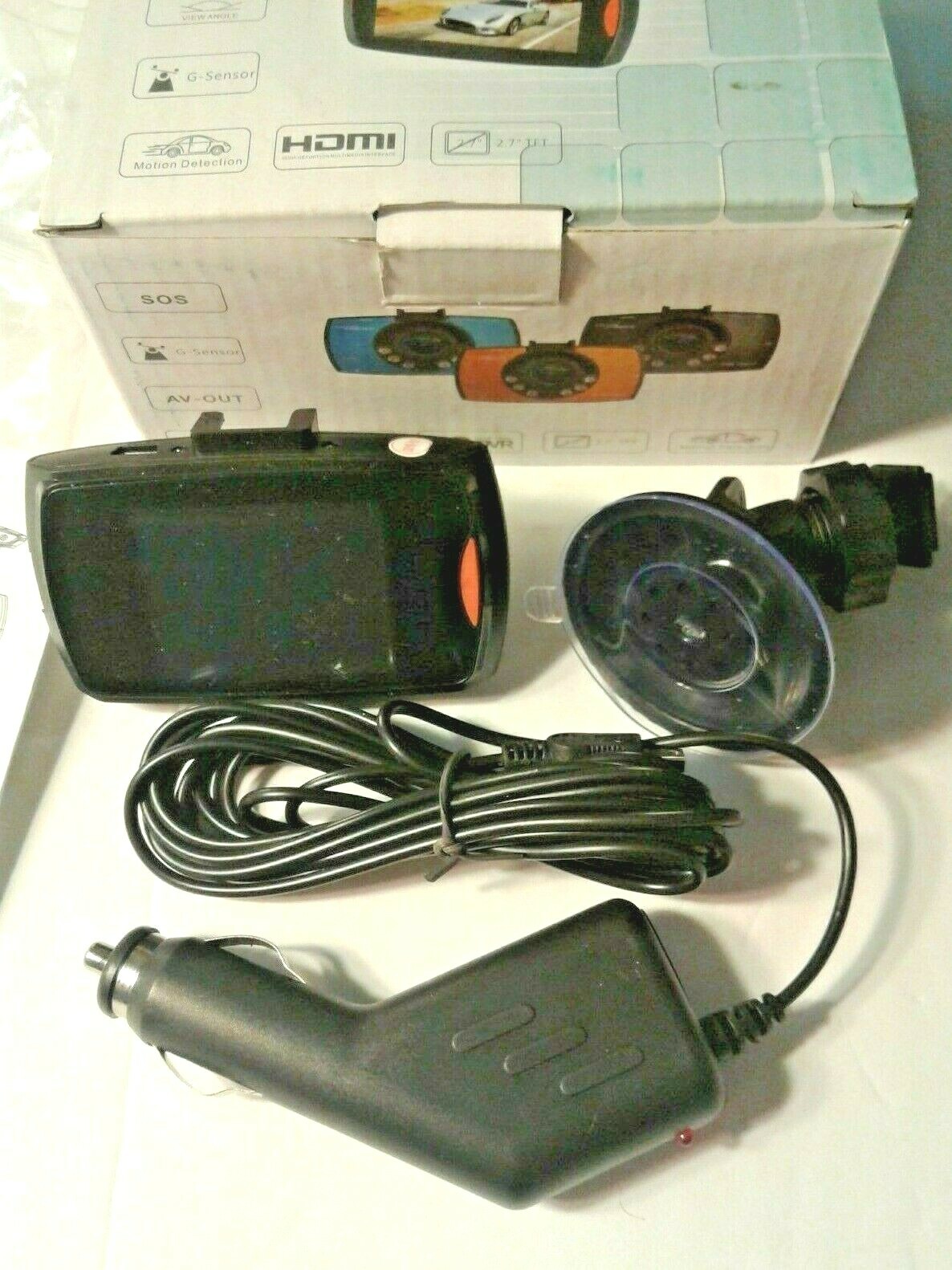 Dash Cam Advanced Portable Car Camcorder With “G Sensor” OPEN BOX