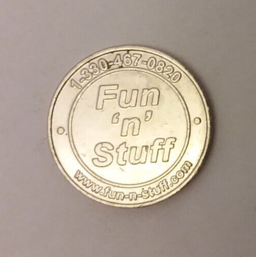 Fun 'N' Stuff Macedonia, OH Arcade Game Token 22mm