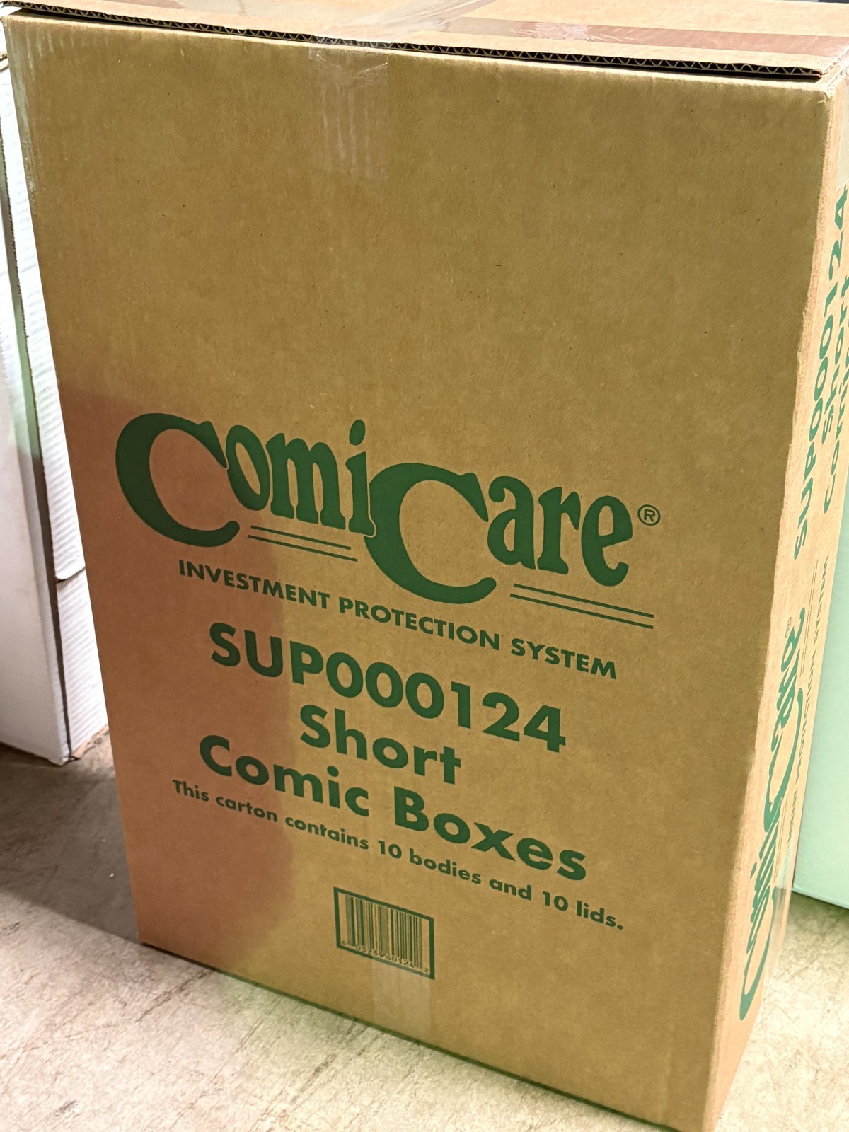 10 Comic Book Short Box  Comic Storage Boxes Holds 120–150 ComicCare *CHEAP DEAL