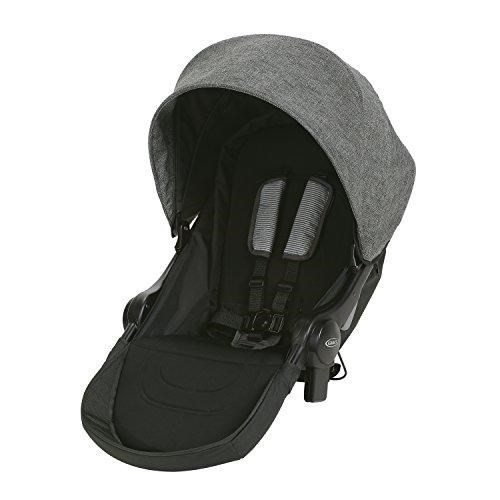 Graco Uno2Duo Stroller Second Seat, Ellington Fashion, Grey New