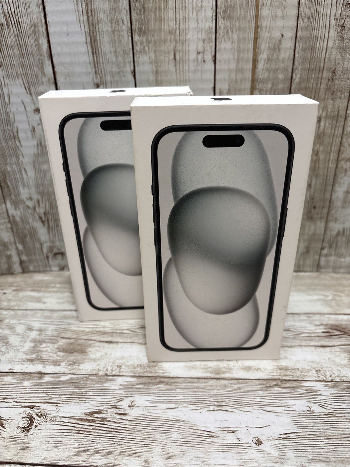 BOX ONLY 2 Apple iPhone 15 Black 128GB A2846 BOX ONLY Set of 2 2003