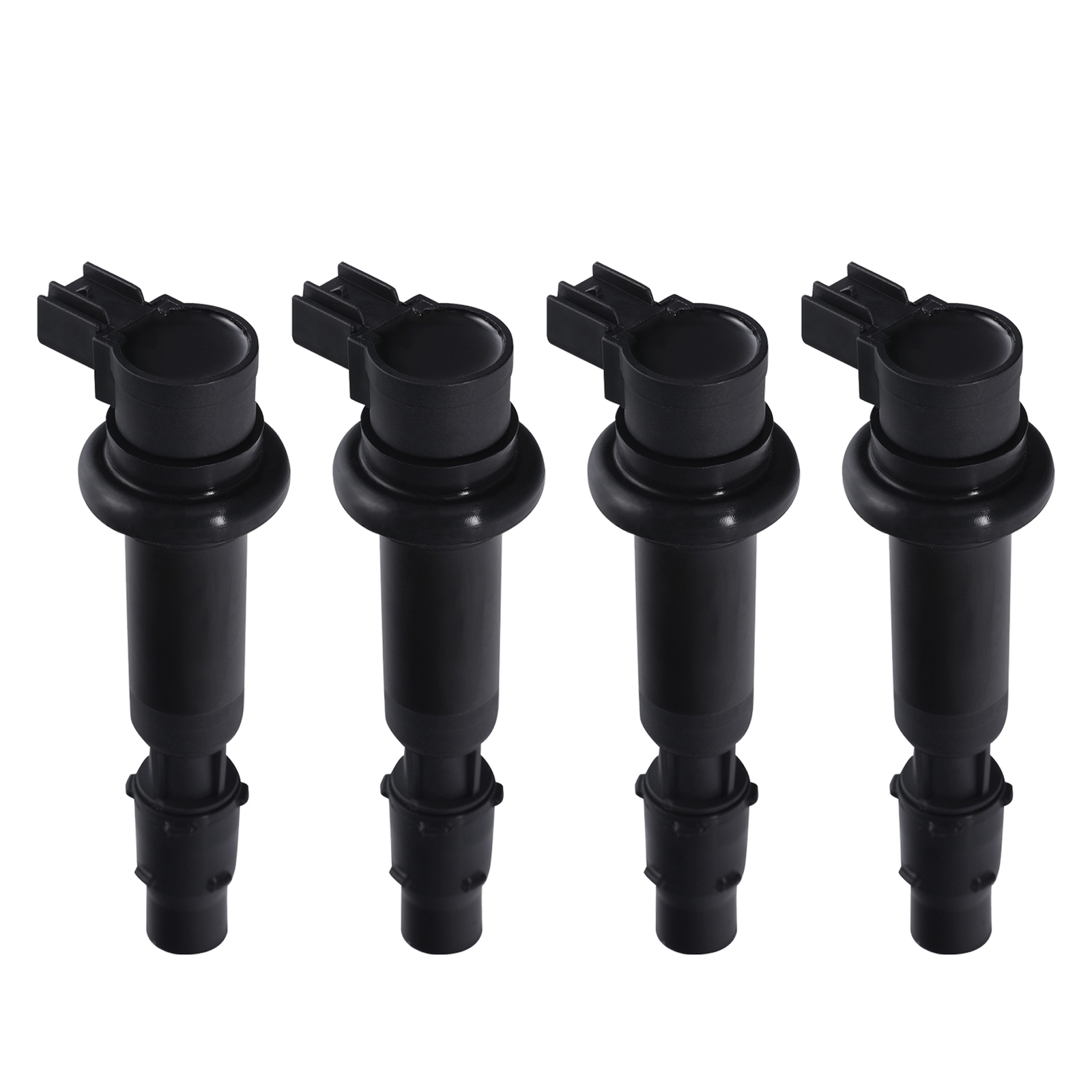 Black 4 Ignition Coils Fit For Kawasaki Ninja ZX 6R ZX6R 00-02 ZZR600 05-08