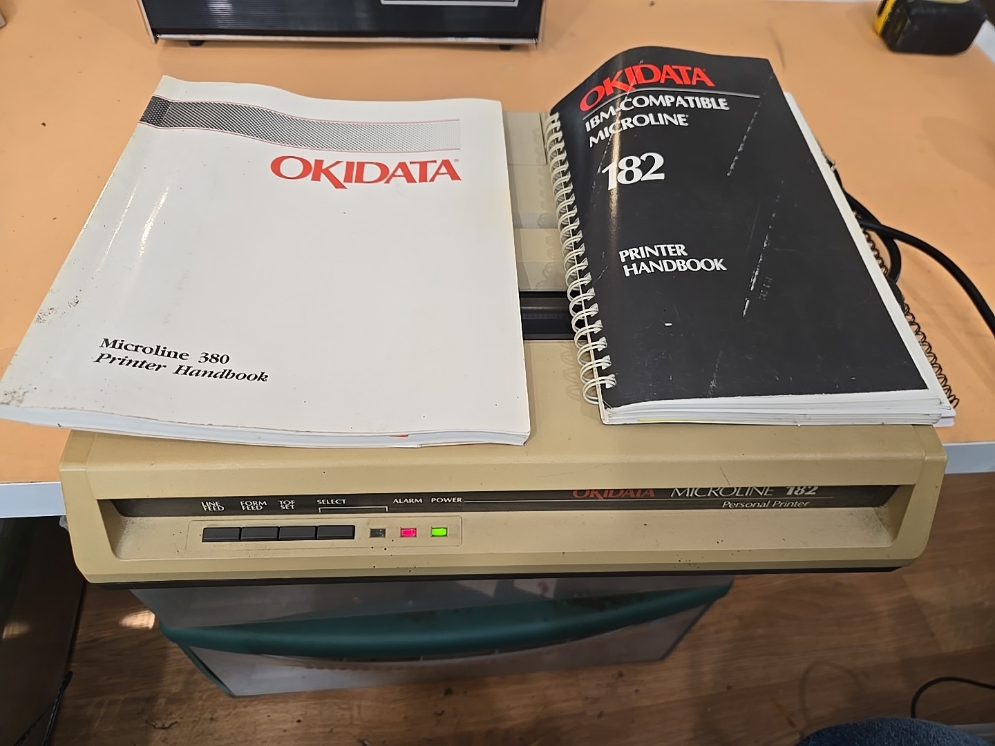 Vintage Okidata Microline 182 Turbo 9 Pin Printer (C)