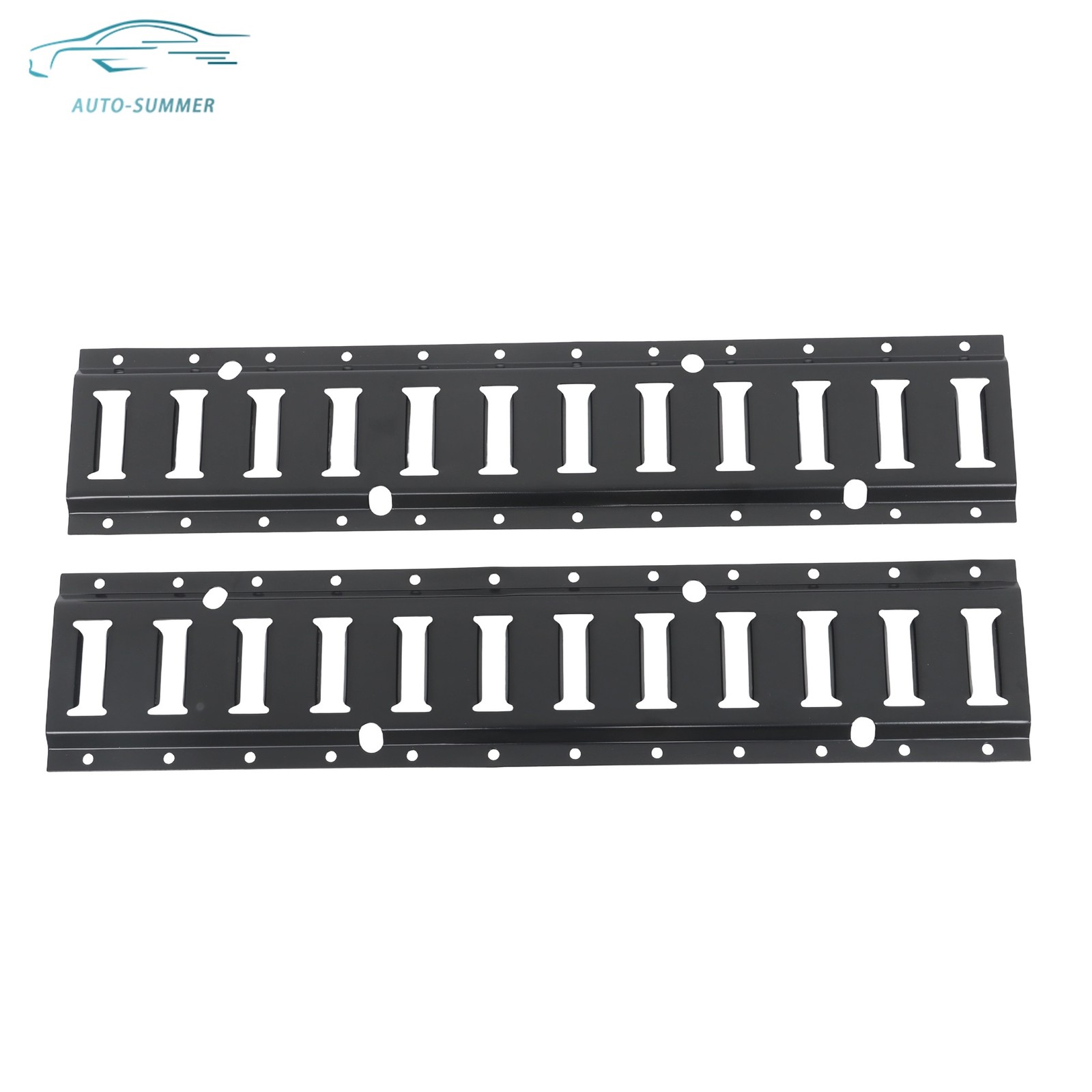 2' E Track Tie Down Enclosed Trailer 6 Pack Secure Cargo Heavy Loads Black New