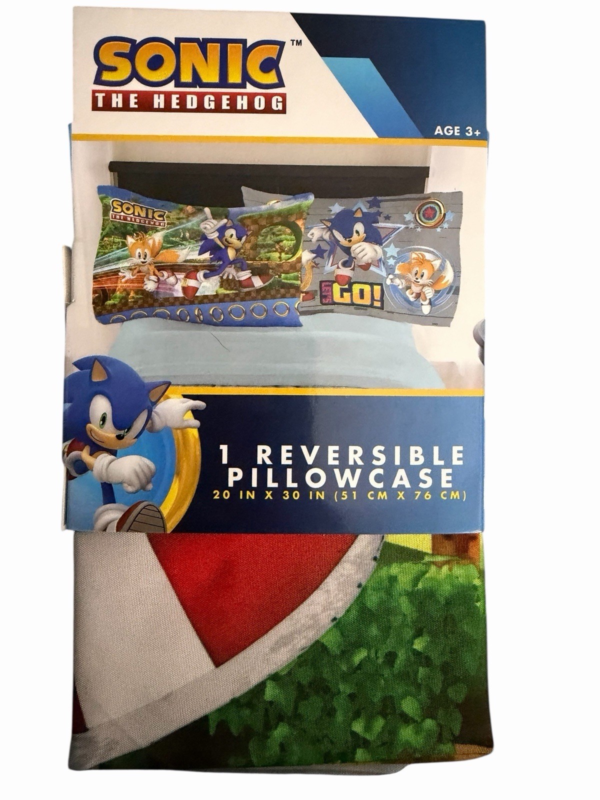 Sonic The Hedgehog Standard Size Pillowcase - ONE