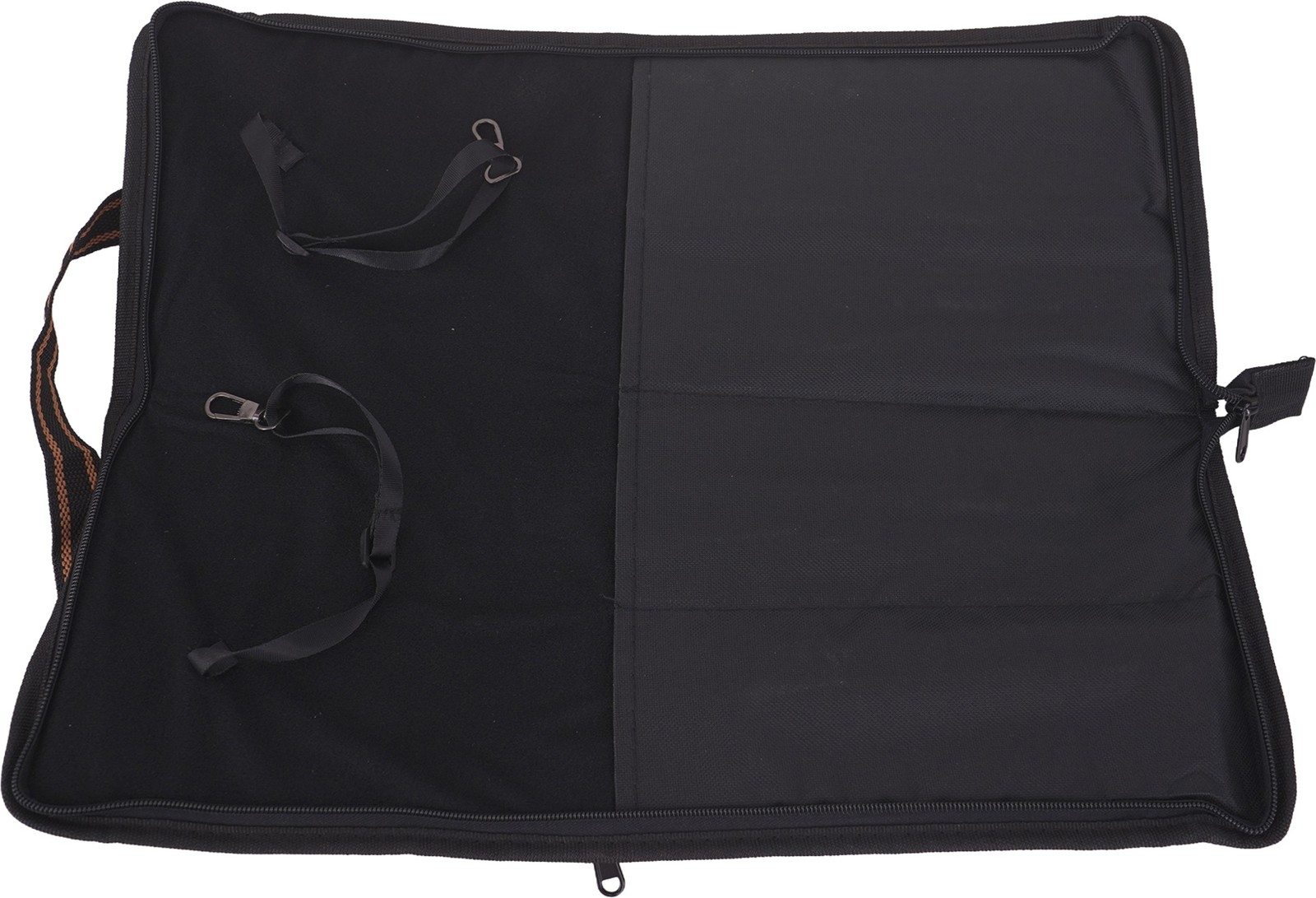 Pearl Orange and Blk Logo Stick Bag
