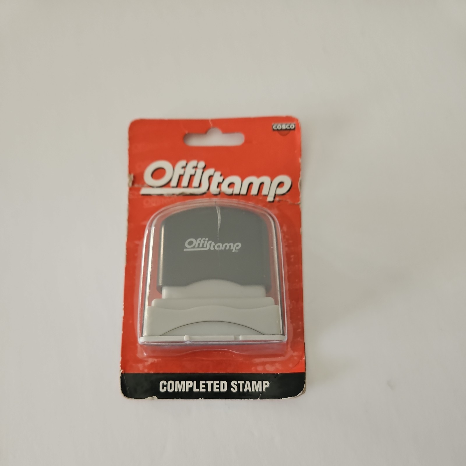 Offistamp Entered Stamp Preinked Quick Drying Blue
