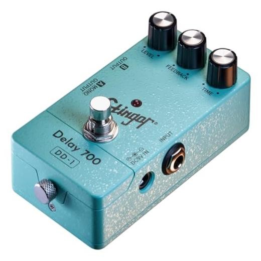 Analog-Style Delay Effects Pedal DD-1, Delay 700 Delay Pedal Delay DD-1 Blue