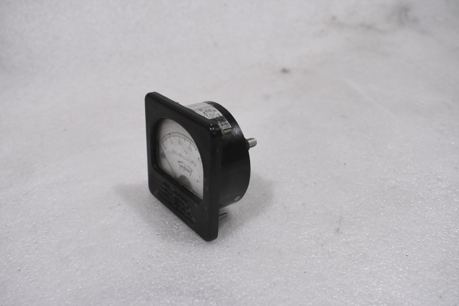 TRIPLETT DC MILLIVOLT VOLTMETER 0-50 MILLIVOLTS