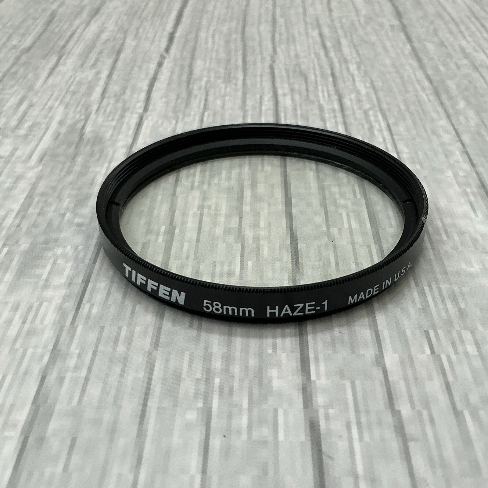 Tiffen 58mm HAZE-1 Filter Made In U.S.A. Very Good Condition