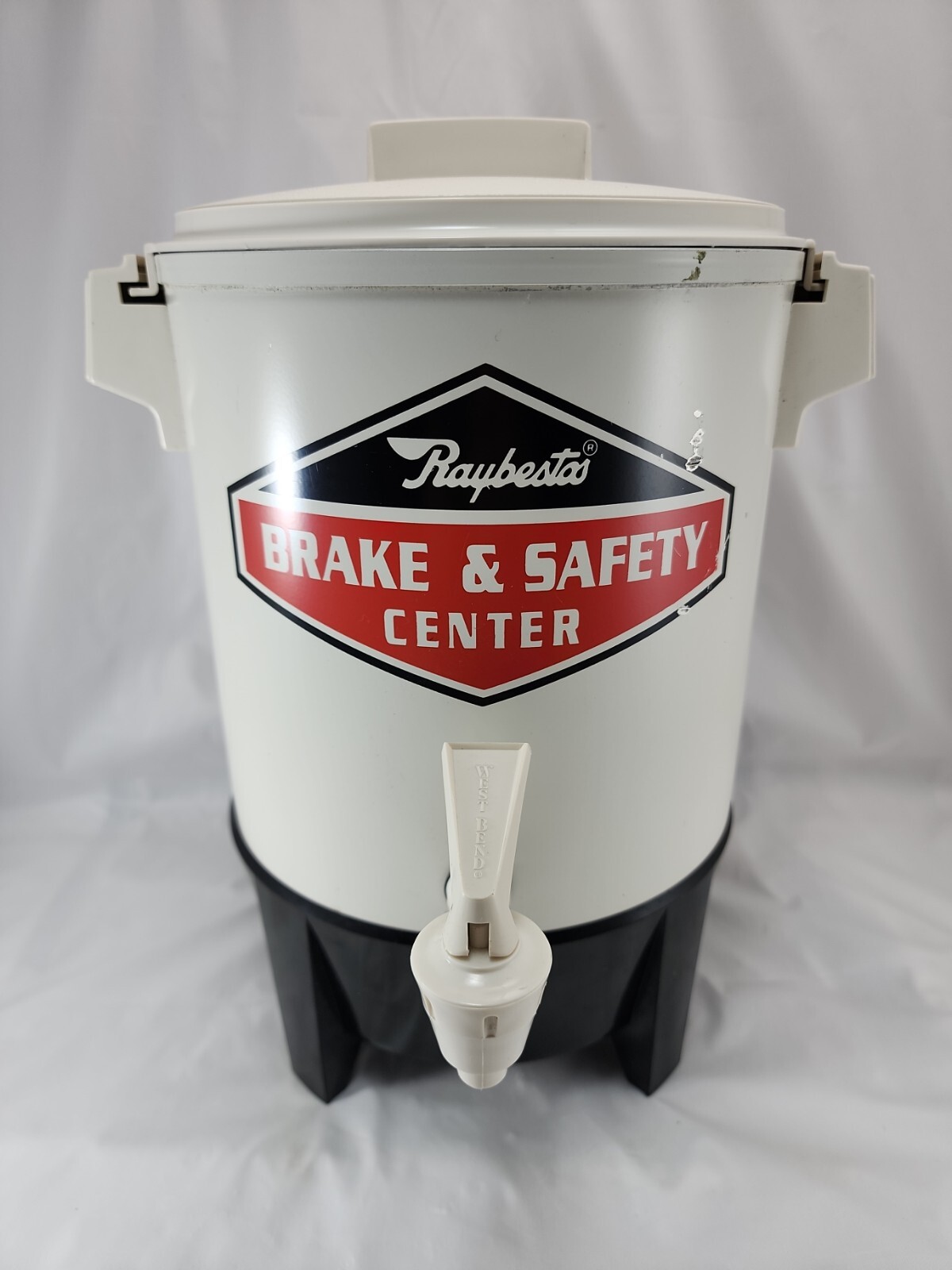 Raybestos Brake & Safety Center -West Bend- 22 Cup Perculator Coffee Pot - Rare