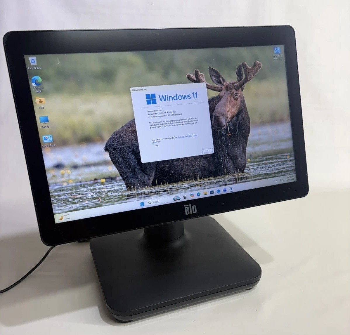 EloPOS EPS15H3 15in Touchscreen POS i3-8100T 4GB 128GB Win 11