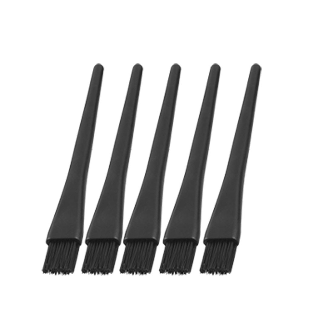 5 Pcs 1.5 x 0.5cm Plastic Round Handle Anti Static ESD Brush