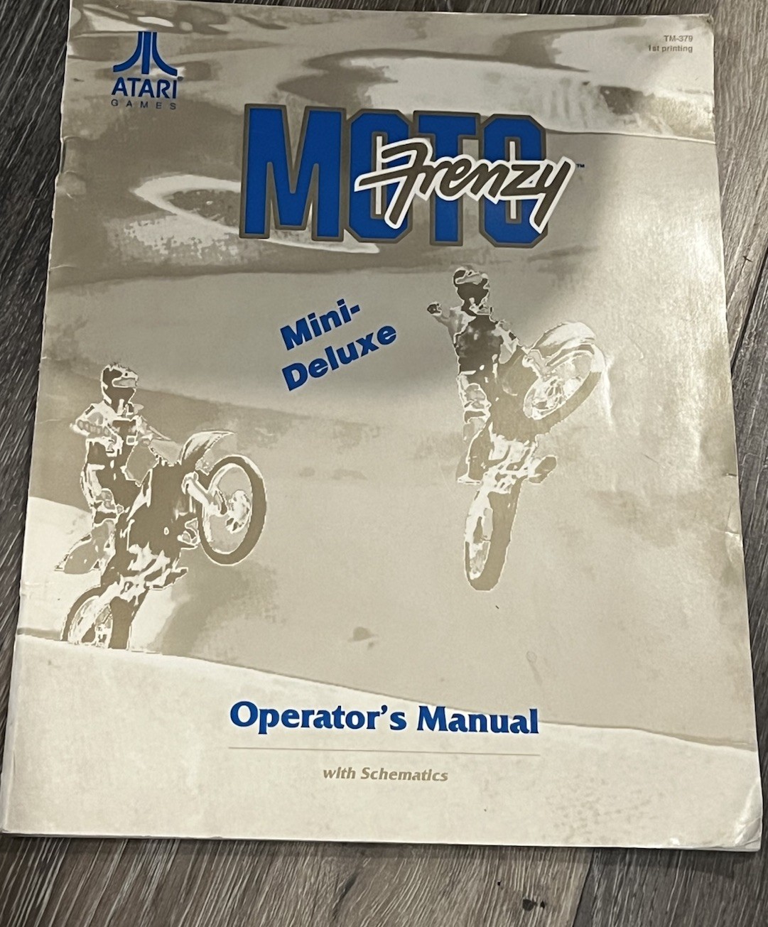 Moto Frenzy Arcade Video Game Operation/Service/Repair/Troubleshooting Manual XX