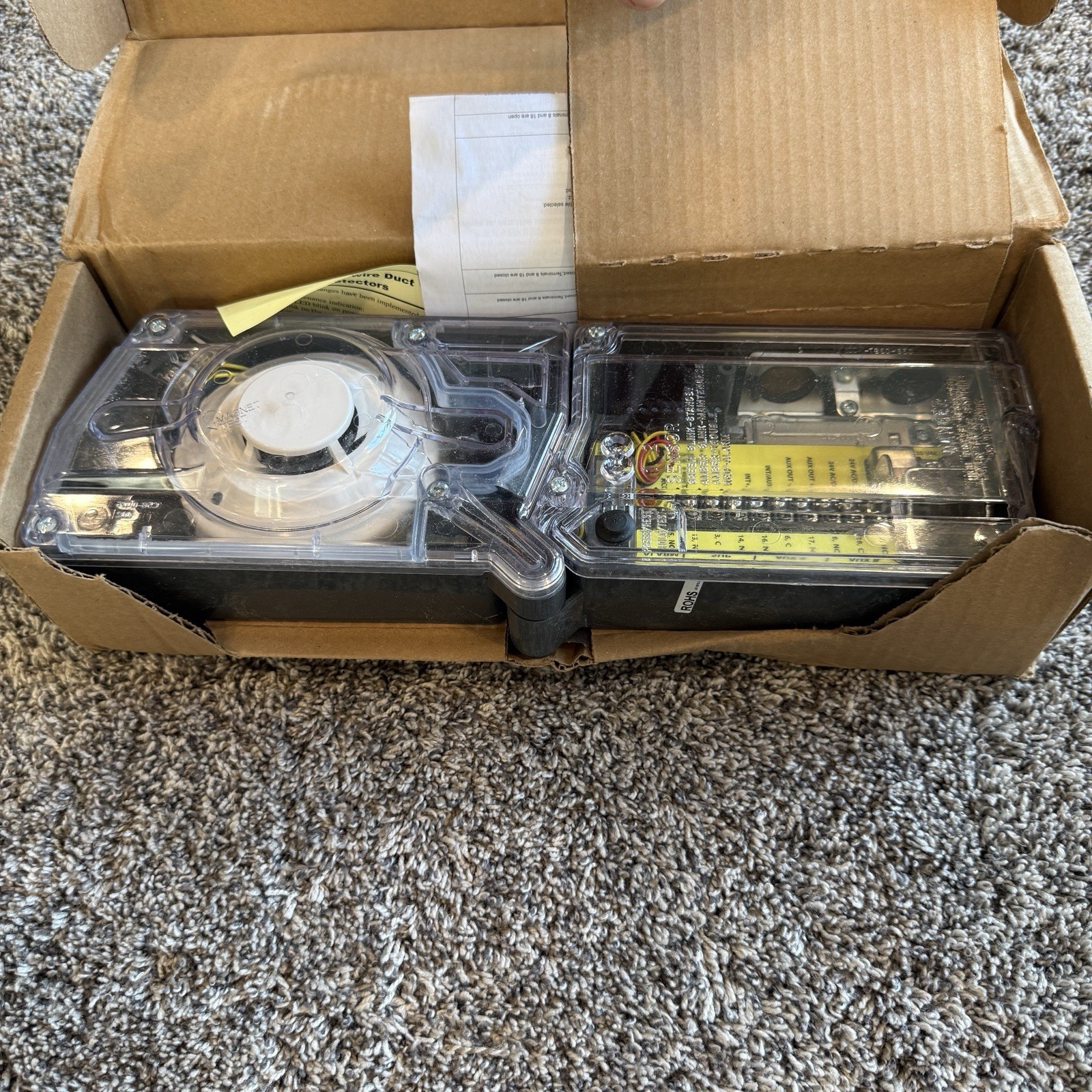 System Sensor D4120 4 Wire Photoelectric Duct Smoke Detector