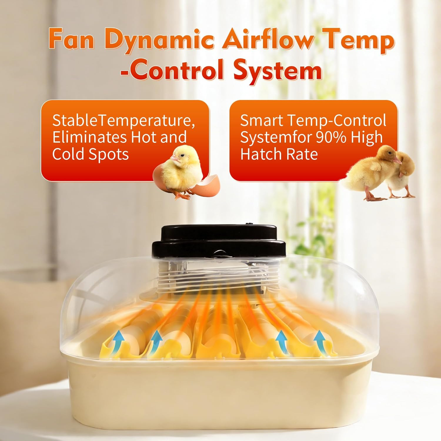 Incubators for Hatching Egg 30 Eggs Automatic Egg Turning & Humidity Control, Di
