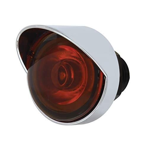 3 LED 1" Dual Function Auxiliary/Utility Light w/Visor - Amber LED/Amber