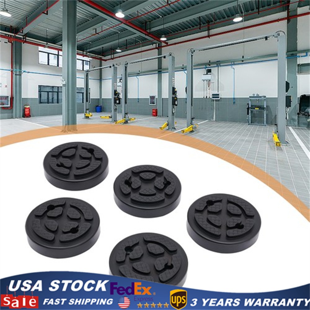 5pcs Set Rubber Lift Arm Pads For 2-Post Auto Truck Hoist Lift Pad For Auto Lift