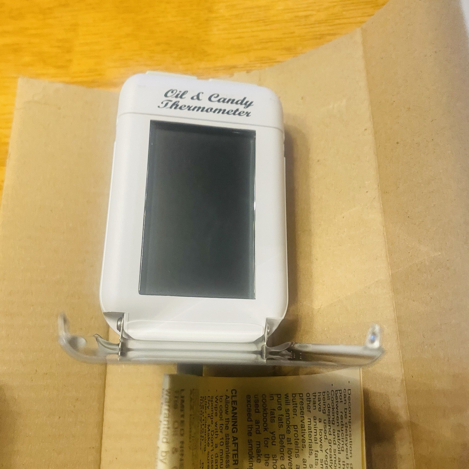 Vintage Williams-Sonoma Oil and Candy Thermometer New In Box
