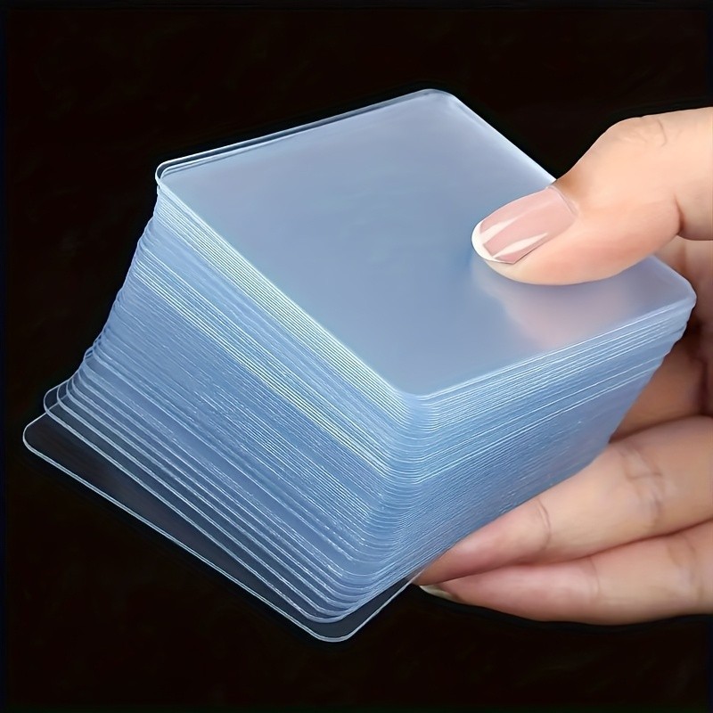 100pcs Clear Strong Double Sided Tape Adhesive Pads Stickers For Home Car