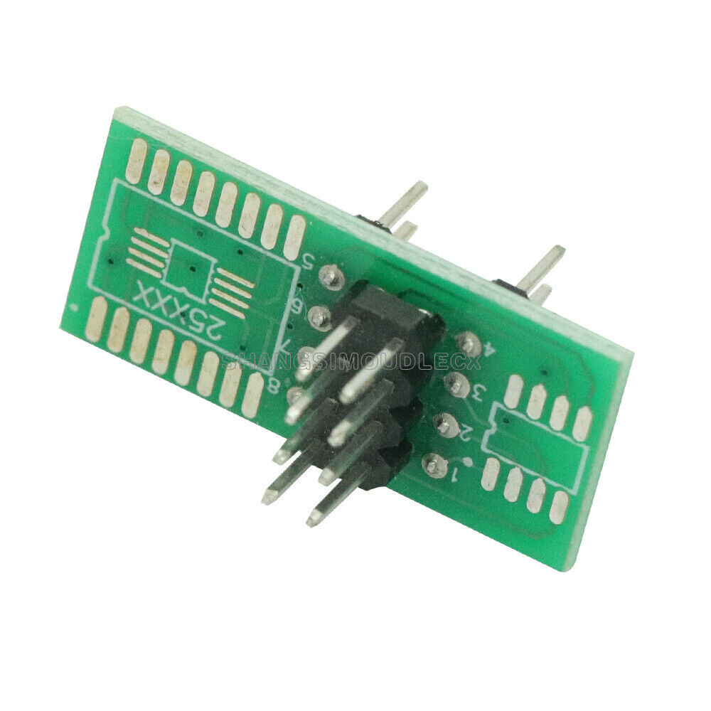 SOIC8 SOP8 Test Clip For EEPROM 93/25 /24Cx in-Circuit Programming + 2 Adapters