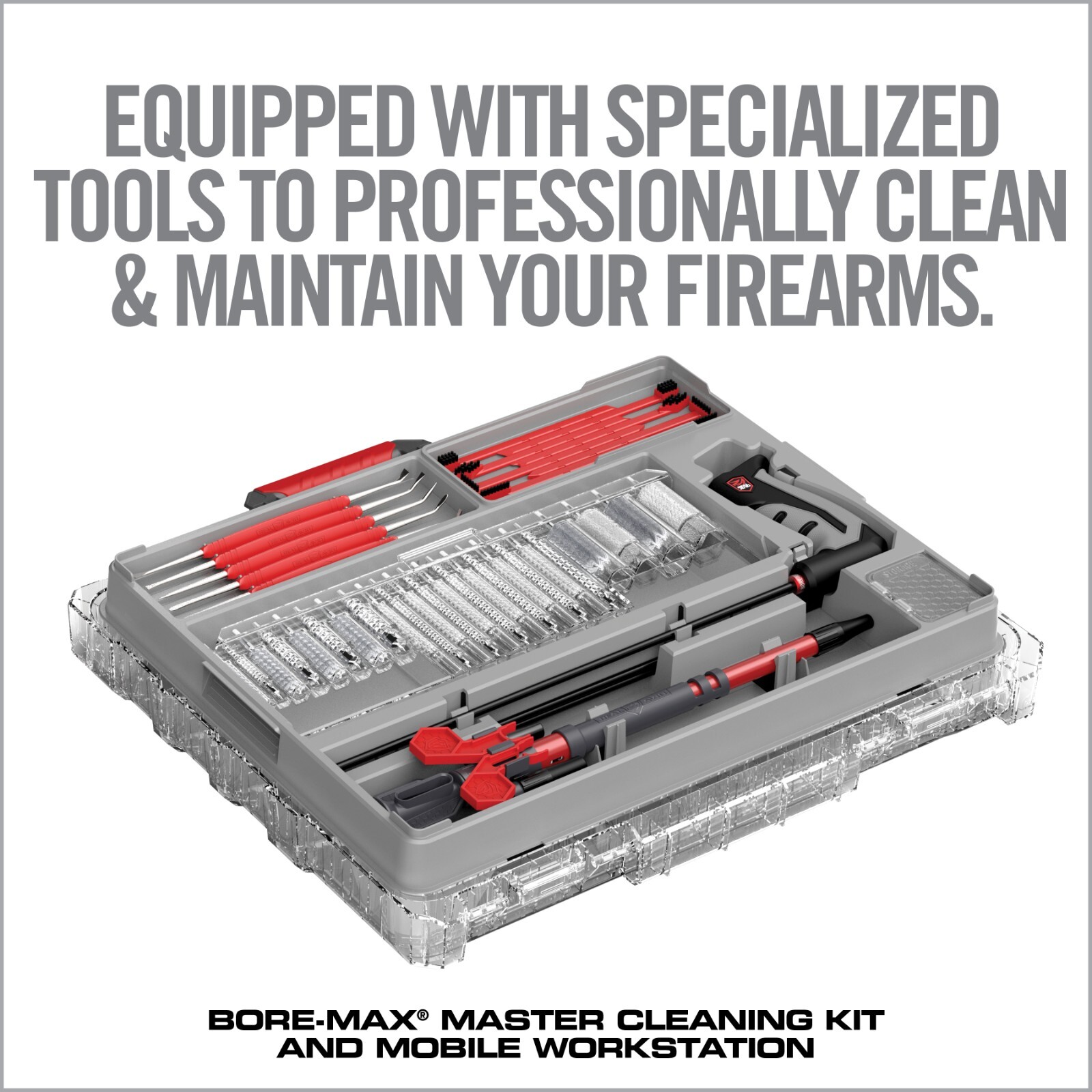 Real Avid Bore-Max Master Cleaning Kit & Mobile Workstation - Universal Gun Kit