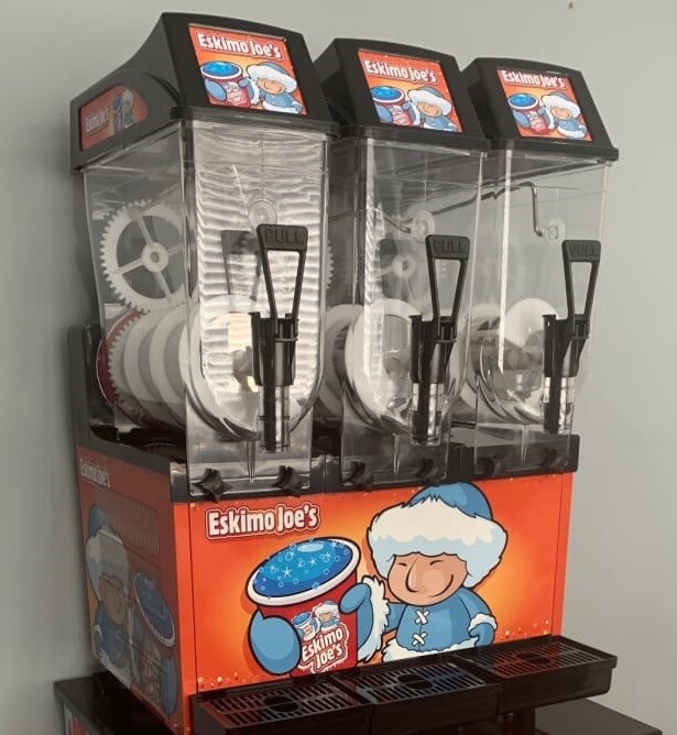 Eskimo Joe’s slush machine, parts, Sorby, Frosty dream, iPro, SPM SLUSH MACHINE