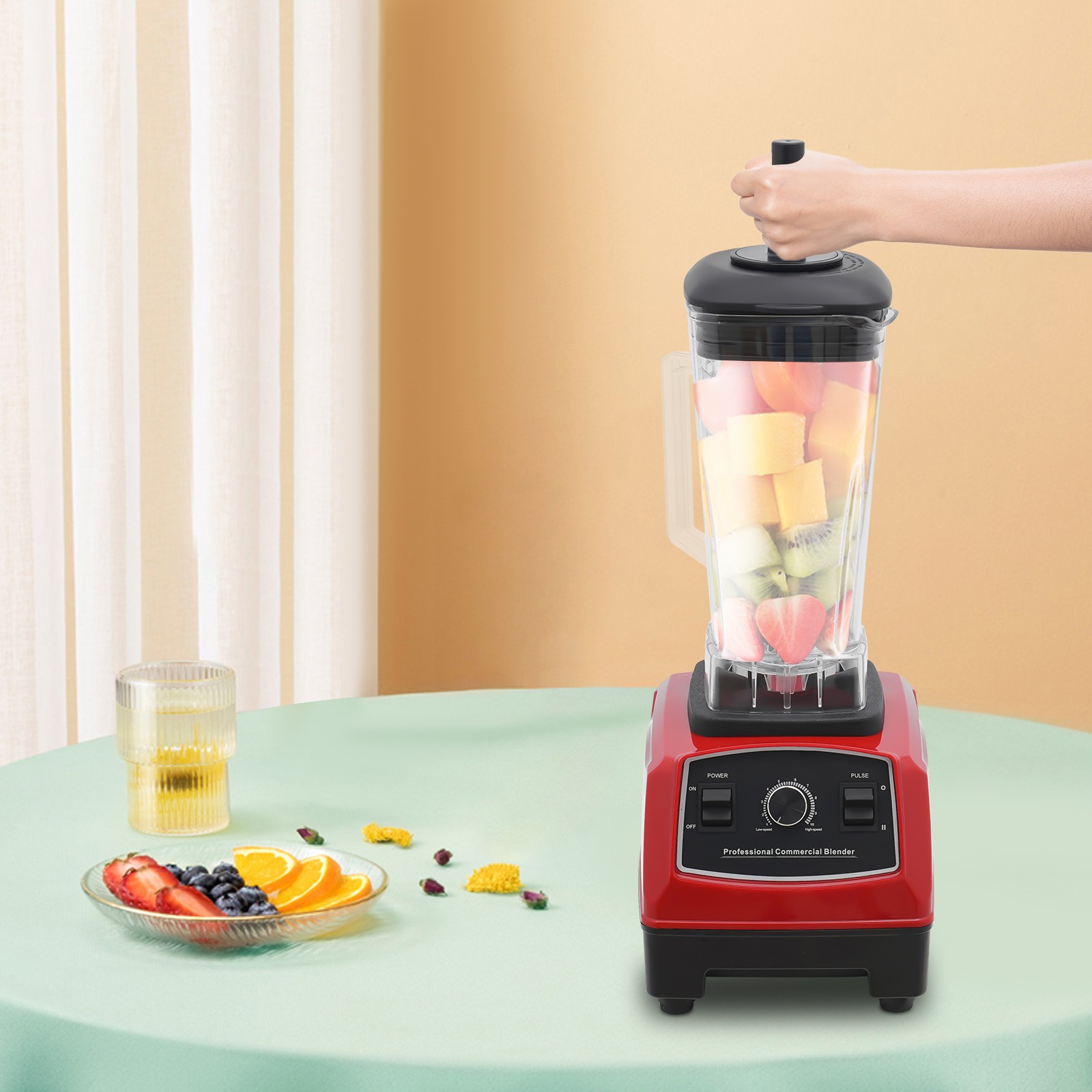 3HP 2L Professional Blender Heavy Duty Commercial Blender Mixer Juicer US