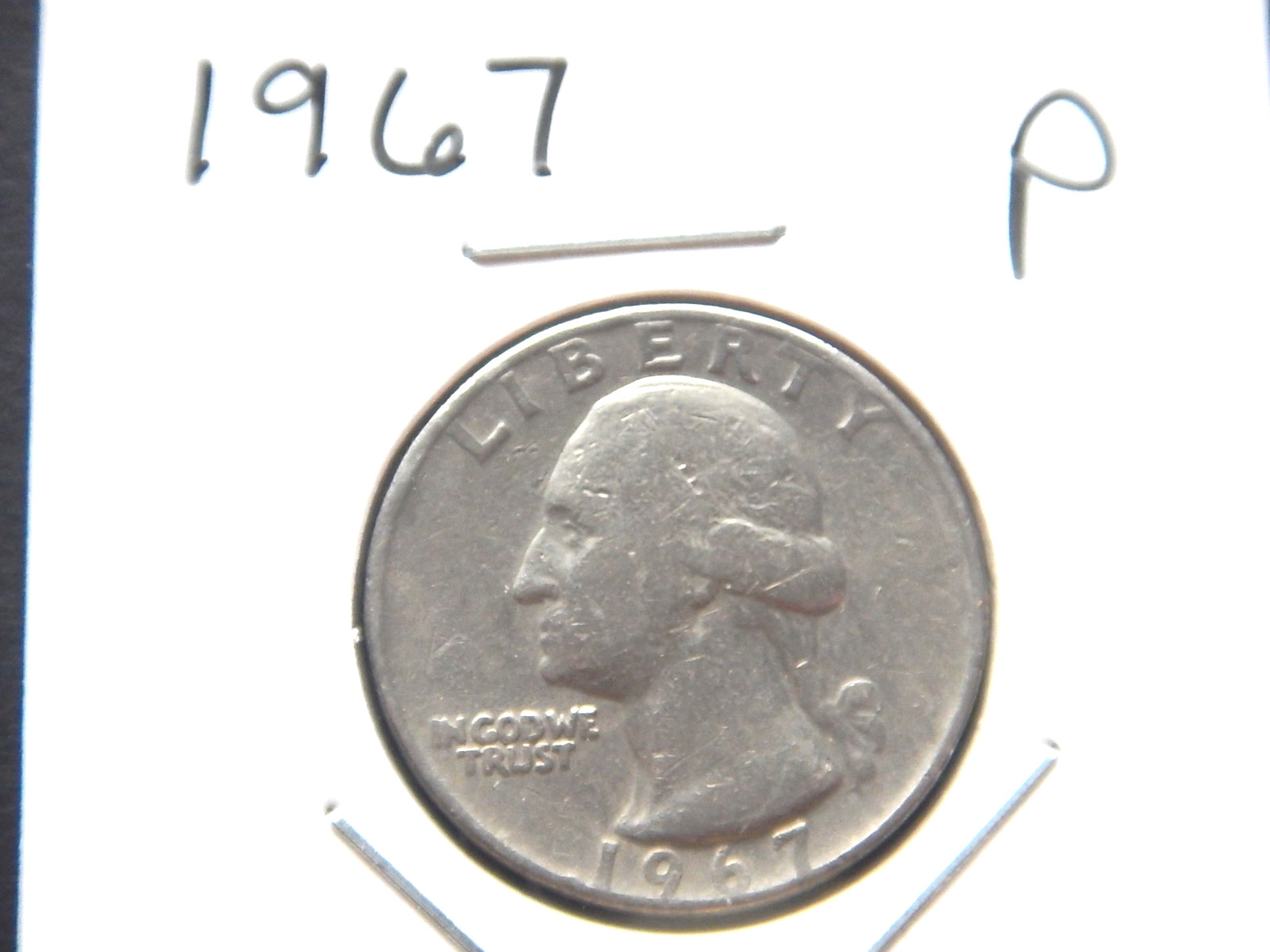 1967 (P) George Washington Quarter