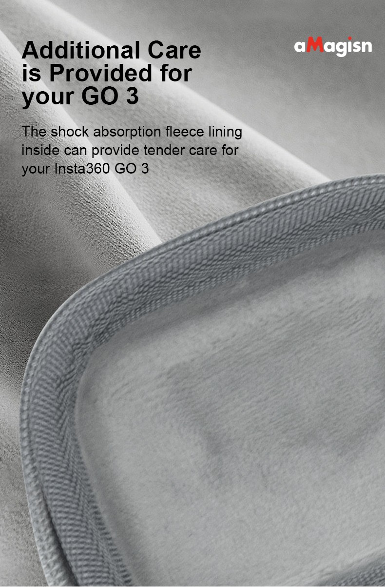 Mini Storage Bag Protection for Insta360 GO 3 Action Camera Body Bag Accessories