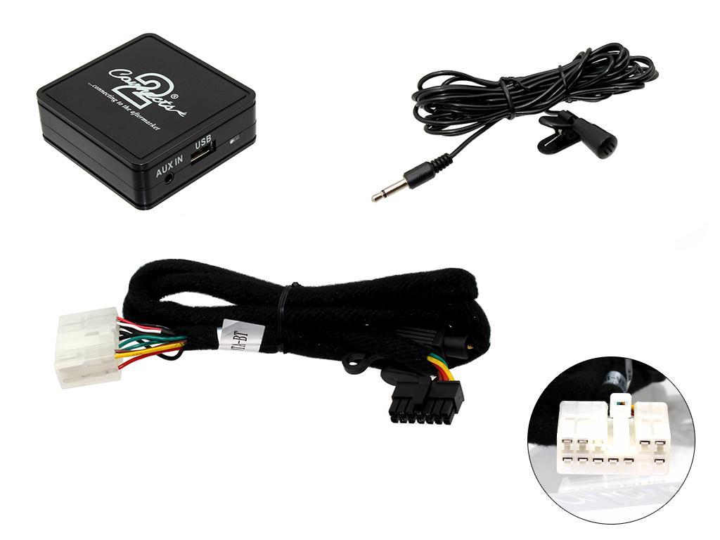 Toyota Bluetooth streaming handsfree calls CTATYBT001 AUX USB MP3 iPhone Samsung
