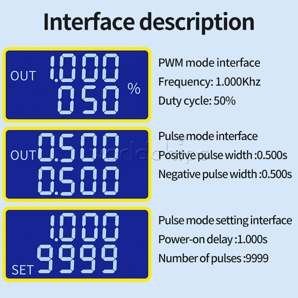 ZK-PP2K PWM Motor Speed Controller Regulator Frequency Cycle Adjustable Module
