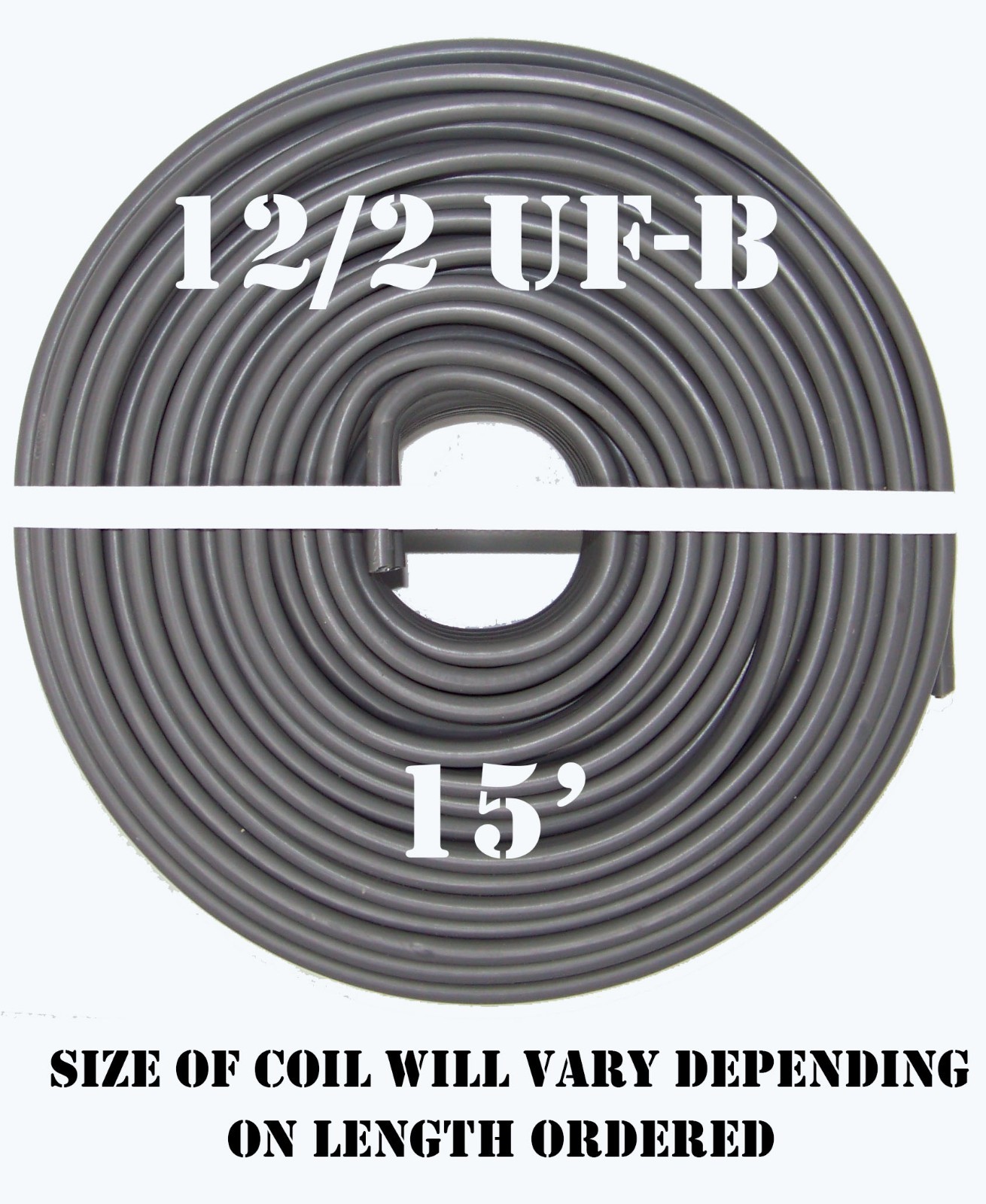Cable Cabana 12/2 UF-B x 15' Underground Feeder Cable