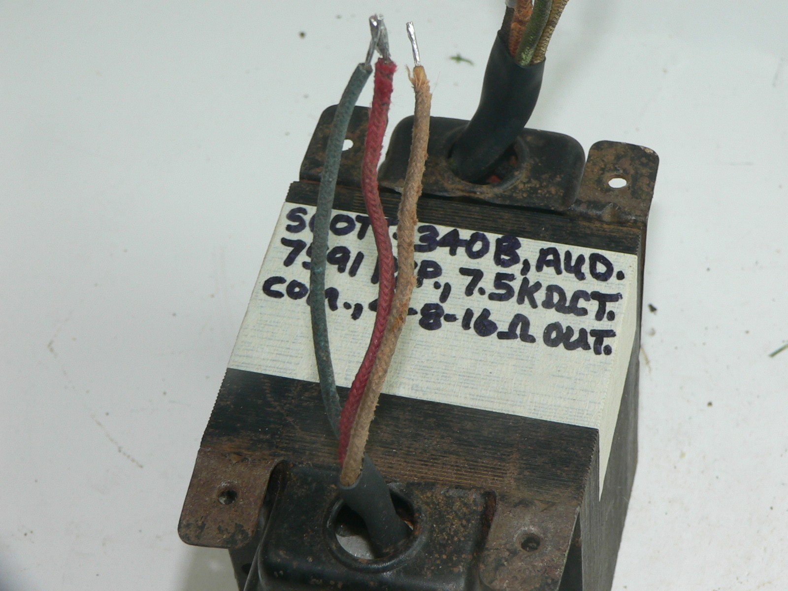 1 Scott TRA8-5-3  Output Transformer--Tests good