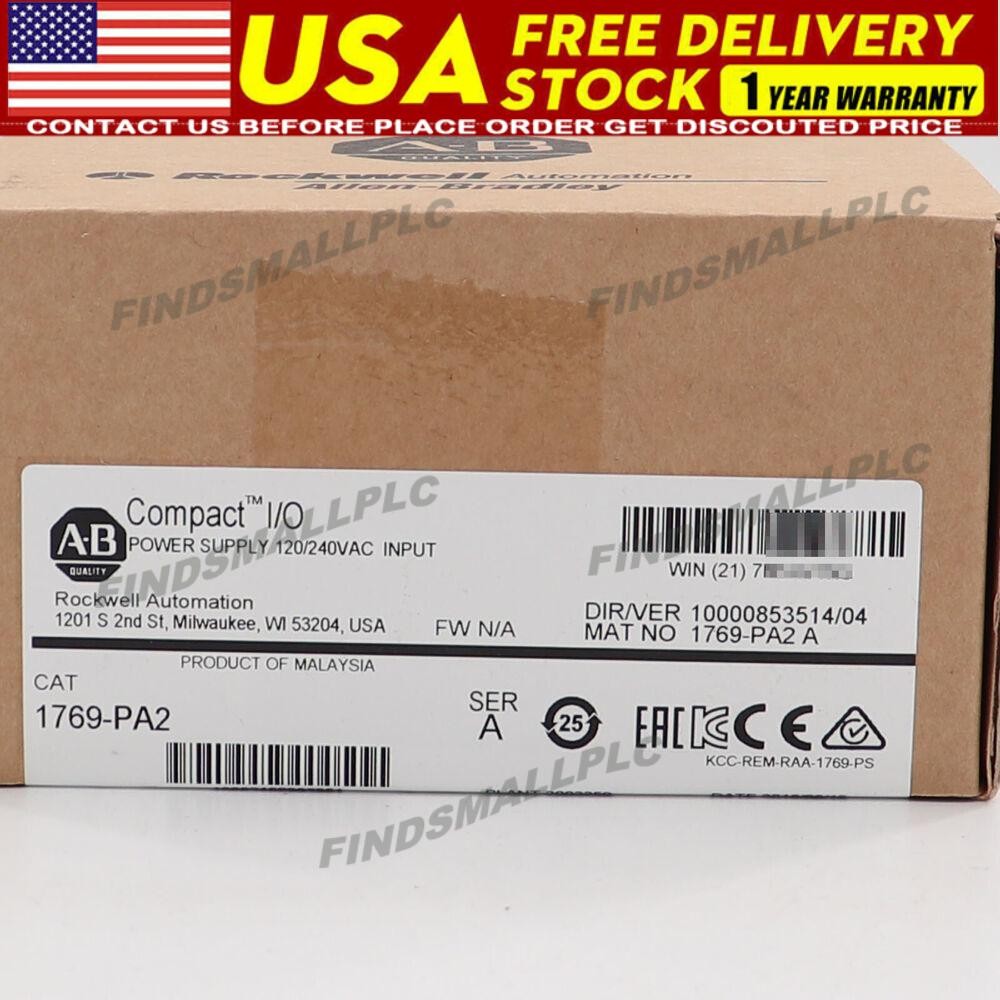 Allen-Bradley 1769-PA2 CompactLogix AC Power Supply Factory Sealed NEW