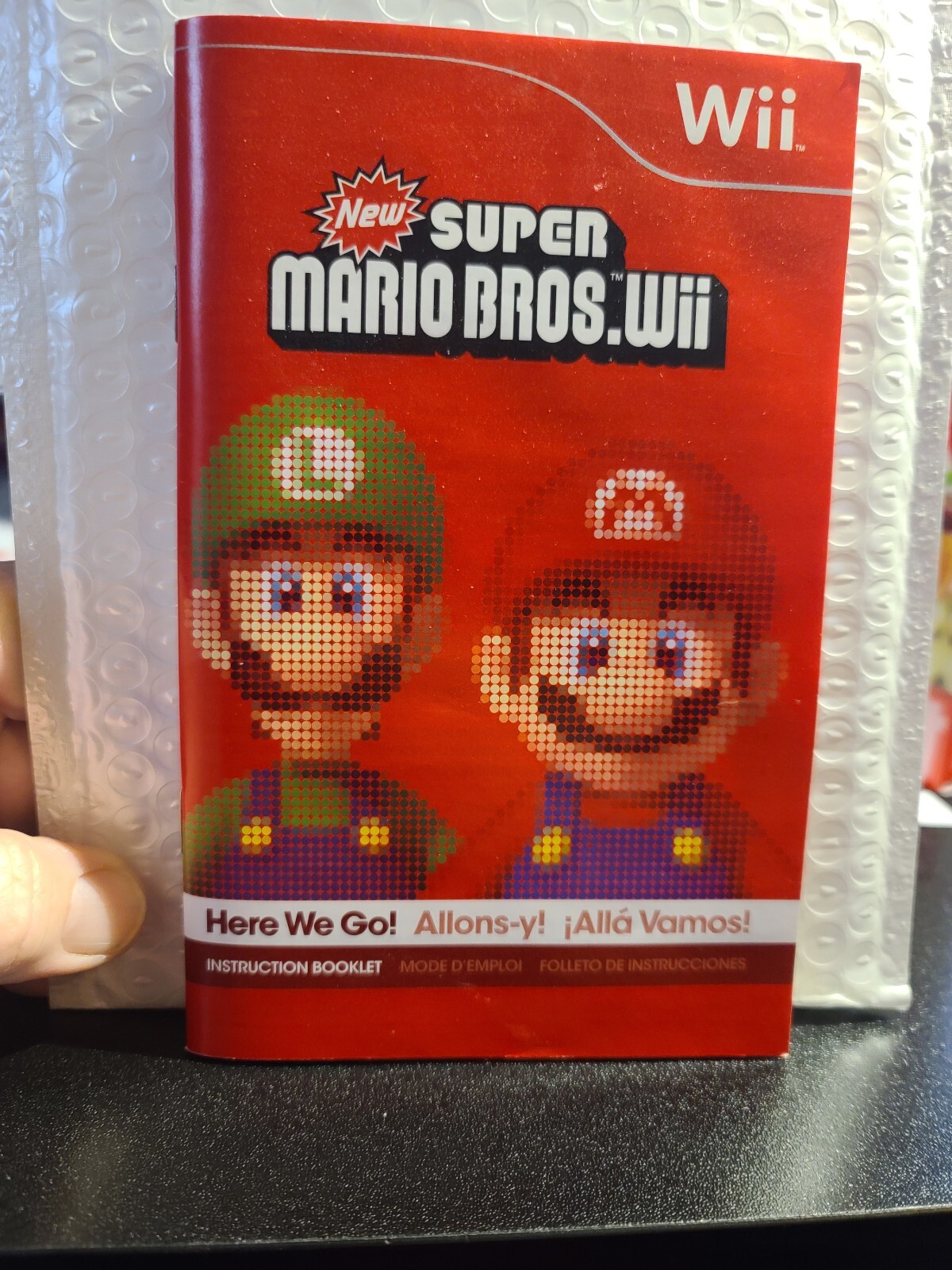 Super Mario Bros. Wii Instruction Booklet 2009